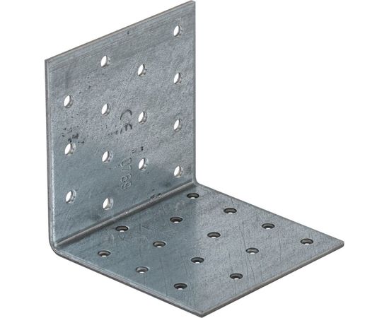 Крепежный уголок VORMANN 80х80х80х2,5 мм, оцинкованный 70 941 000 