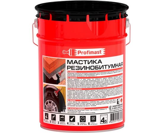 Резинобитумная мастика Profimast 5 л / 4,5 кг 4607952900684 