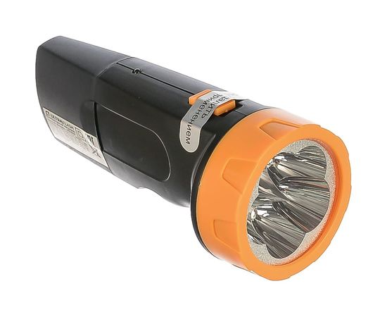 Фонарь Ultraflash LED3827 (аккум 220В, черн /желт, 5 LED, SLA, пластик, коробка) 11241 – изображение 2