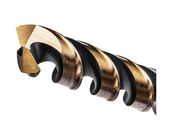 Сверло по металлу COBALT HSS-Co 8% сталь М42 (1х40 мм) Kraftool 29656-1 – изображение 5