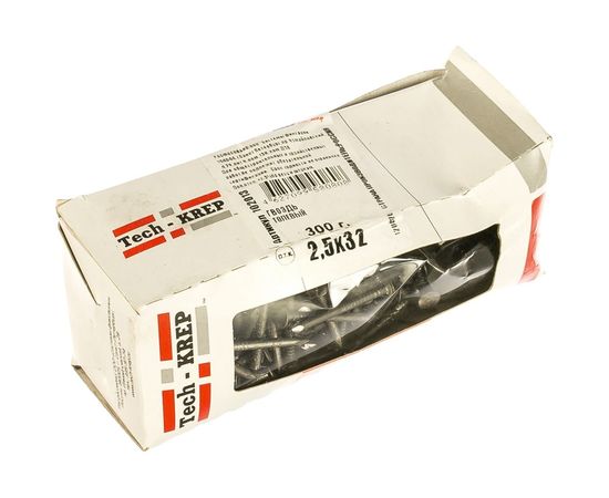Толевый гвоздь 2.5х32, 300г (примерно 246 шт.) - коробка Tech-Krep 102013 – изображение 2