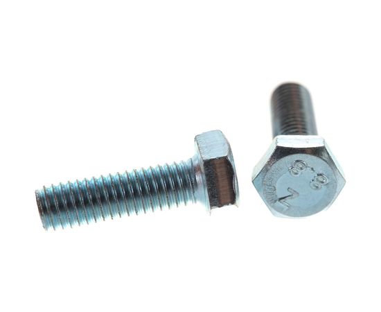 Болт Tech-Krep DIN933 с шестигранной головкой, оцинкованный М8х25 12 шт - пакет 102968 – изображение 4