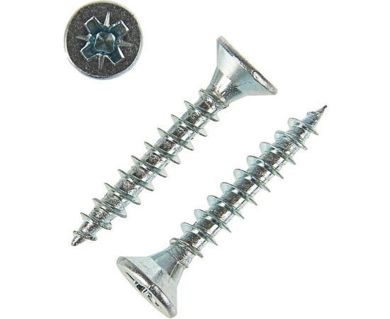 Универсальный саморез Tech-Krep 25х4,0 мм 200 шт оцинкованный, коробка с окном 102179 – изображение 3