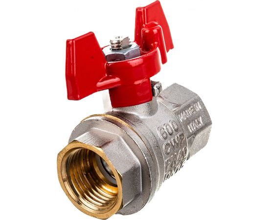 Шаровой кран RuB, 1/2" DN15 PN40, ВР-ВР, серия MILANO (S.90), бабочка S90D16 – изображение 2