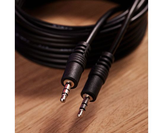 Шнур REXANT, Стерео 3,5 мм штекер - Стерео 3,5 мм штекер, длина 5 метров 17-4105 – изображение 6
