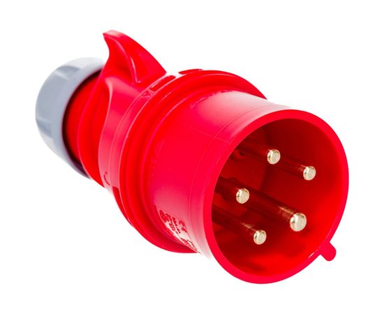 Кабельная вилка PCE 32А 380V 3P+N+E IP44 025-6 – изображение 4