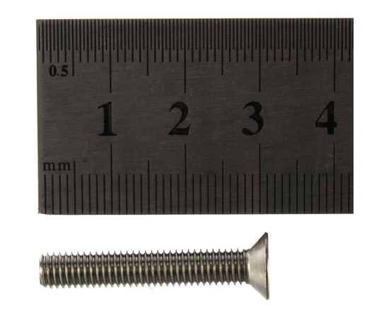 Винт с потайной головкой ЕВРОПАРТНЕР DIN 965 5х30 нержав. сталь 6 шт. G2 5205 1 – изображение 2