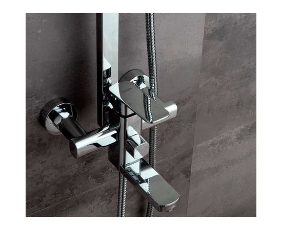 Душевая система LEDEME картридж 40 мм, с тропическим душем L2433 89499 – изображение 3