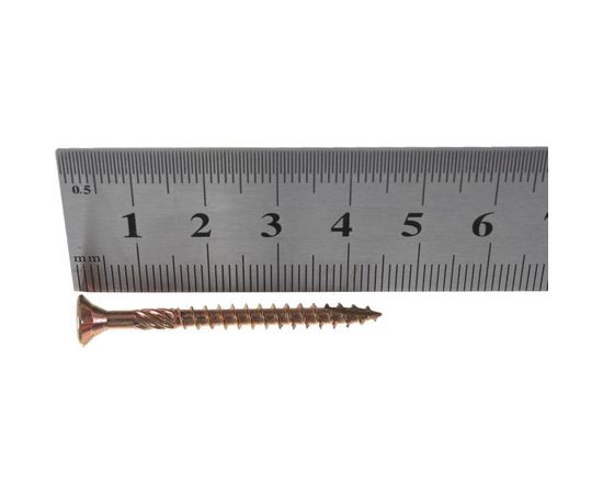 Конструкционный шуруп ЕВРОПАРТНЕР для дерева с фрезой потай ж/п Torx 20, 4.0х45 20шт T2 0655 1 – изображение 3