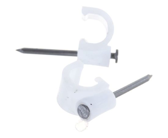 Скоба для кабеля, круглая А 7мм, 50шт - пакет Tech-Krep 103648 – изображение 3