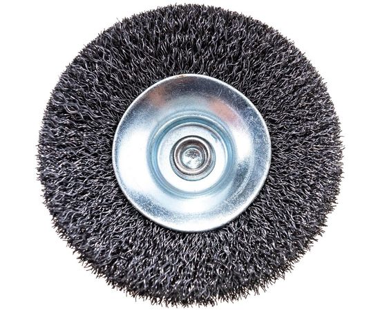 Щетка вогнутая 210006120 (100 мм) для дрели АТАКА 22382 – изображение 7