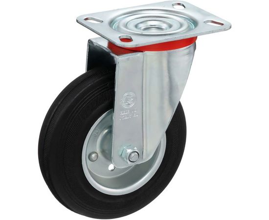 Колесо с вращающейся опорой и пластиной крепления (125 мм; 130 кг) Tellure rota 535103 – изображение 12