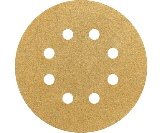 Круг шлифовальный на липучке siaone 1944 (50 шт; 125 мм; 8 отверстий; P120) sia Abrasives so50-125-8-120 – изображение 3