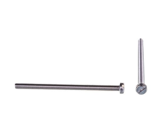 Винт с цилиндрической головкой, с прямым шлицем ЕВРОПАРТНЕР DIN 84 4x60 нержав. сталь 6 шт. G2 4246 1 – изображение 4