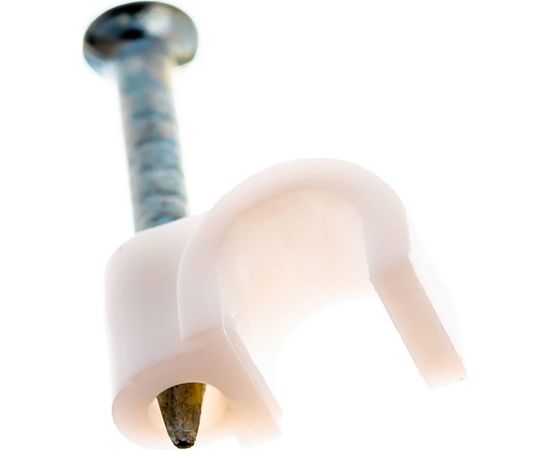 Круглый крепеж кабеля REXANT 4 мм, белый 50шт 07-4004 – изображение 5