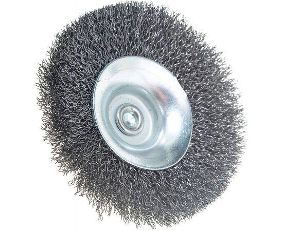 Щетка вогнутая 210006120 (100 мм) для дрели АТАКА 22382 – изображение 5