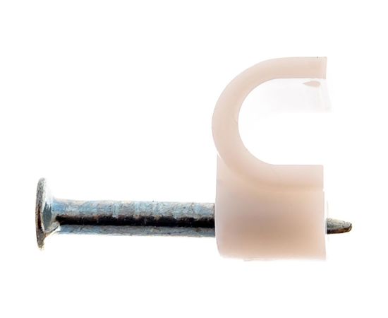 Круглый крепеж кабеля REXANT 4 мм, белый 50шт 07-4004 – изображение 7