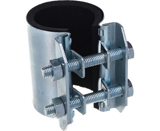 Ремонтный хомут ДТРД оцинк. краб 1-1/4" Ду 32, Дн 40-44, шир.70 17004 – изображение 3