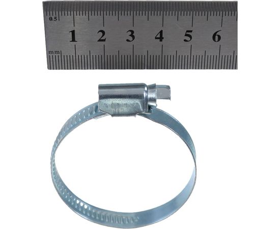 Обжимной хомут Госкреп 9 мм, оцинкованный, 32-50 мм, 2 шт. 11-0012450 – изображение 3