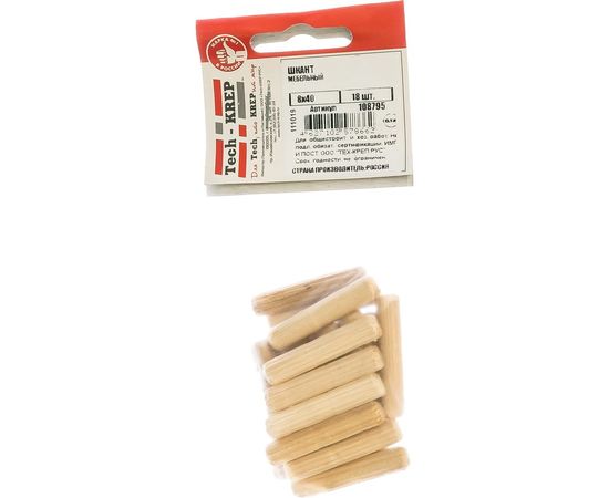 Мебельный шкант Tech-Krep 8х40 18шт - пакет 108795 – изображение 5