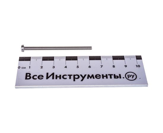 Винт с цилиндрической головкой, с прямым шлицем ЕВРОПАРТНЕР DIN 84 4x60 нержав. сталь 6 шт. G2 4246 1 – изображение 2