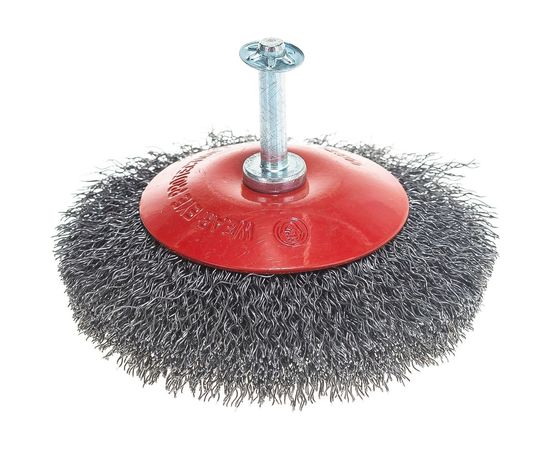 Щетка вогнутая 210006120 (100 мм) для дрели АТАКА 22382 – изображение 4
