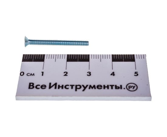 Винт с потайной головкой ЕВРОПАРТНЕР DIN 965 Zn 3х30 20шт. 12 0215 1 – изображение 3