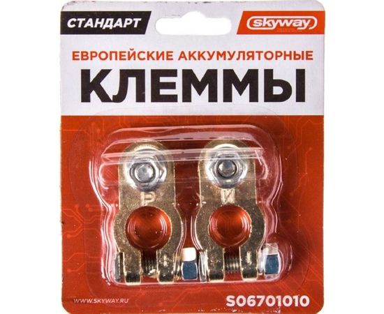 Клеммы SKYWAY медные СТАНДАРТ европейские 010 S06701010 – изображение 2