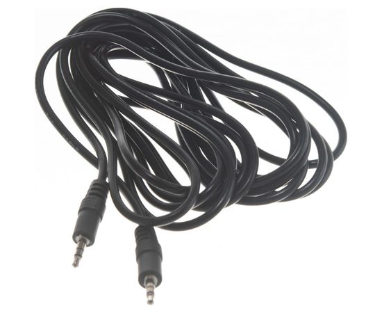Шнур REXANT, Стерео 3,5 мм штекер - Стерео 3,5 мм штекер, длина 5 метров 17-4105 – изображение 2