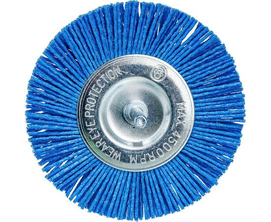Щетка дисковая нейлоновая ZrO2 ПРОФИ (100х6 мм) для дрели SKRAB 35337 – изображение 3