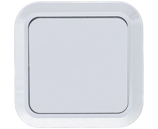 Выключатель накладной одноклавишный, белый Makel Siva Ustu 45101 