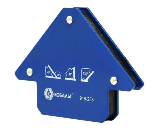 Угольник магнитный Стрелка (80 мм; 3 угла; до 11 кг) КОБАЛЬТ 918-238 