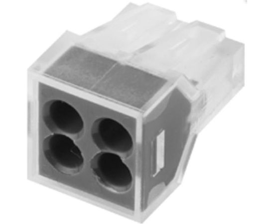 Соединительная клемма СВЕТОЗАР 4-х проводная, 400В, 24А, 0,75-2,5мм2, 2шт 49170-4 