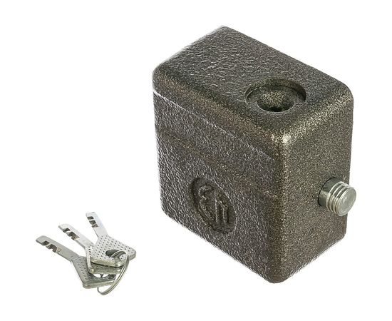 Навесной замок ЧАЗ ВС2-10 закрытый кирпич 3014 