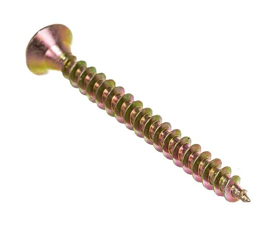 Саморез по дереву КРЕП-КОМП желтый цинк POZY 4,5х45 500шт жд4545ф 