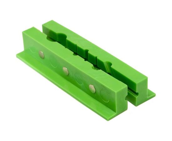 Губки магнитные с канавками (2 шт; 113х28х25 мм) для тисков КОБАЛЬТ 918-016 