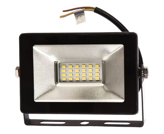 Светодиодный прожектор SAFFIT SFL90-20 2835SMD, 20W 6400K AC220V/50Hz IP65, черный в компактном корпусе 55064 