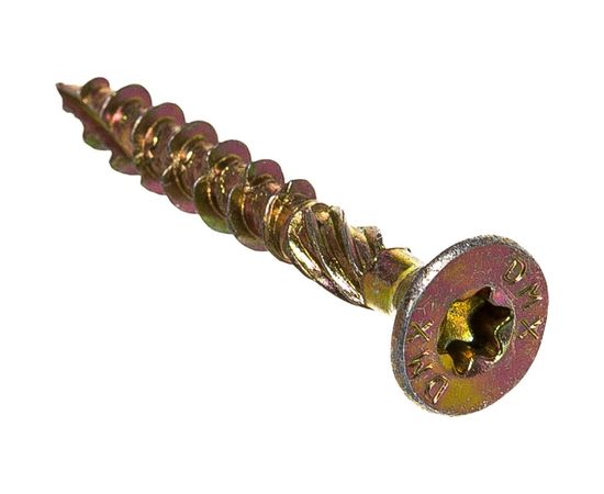 Шуруп Rusconnect CS 05040 с/нарез. д/дерева, потай, 5х40, 200 шт. Желтый цинк 310503 – изображение 4