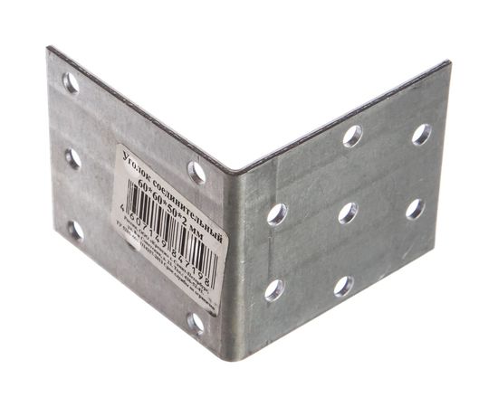 Равносторонний уголок КРЕПКО-НАКРЕПКО 60x60x50x2.0 44395 – изображение 2