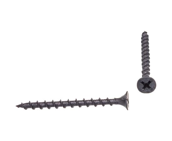 Саморез по дереву КРЕП-КОМП черный 3,5х45 500шт чд45ф – изображение 4