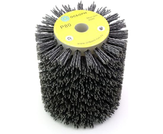 Щетка валик нейлоновая 6-027 (100 мм; P80) для Makita 9741 ОСБОРН PLM.RB10012013P80 – изображение 3