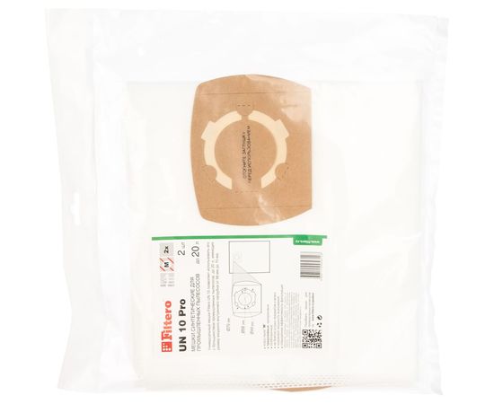 Мешки для пылесоса Универсальные трехслойные синтетические Filtero UN 10 Pro 20л 2шт 05612 – изображение 2