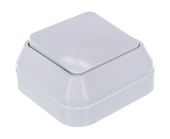 Выключатель накладной одноклавишный, белый Makel Siva Ustu 45101 – изображение 2