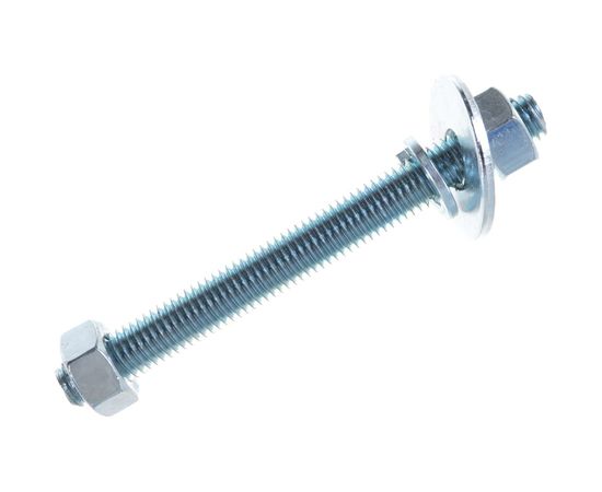 Шпилька ЕВРОПАРТНЕР DIN976, М12x120, в комплекте гайки DIN934, шайбы DIN 9021 и DIN127, 2 шт. 12 0628 3 – изображение 4