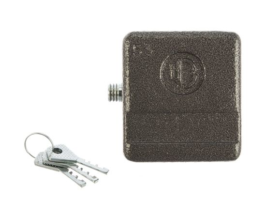 Навесной замок ЧАЗ ВС2-10 закрытый кирпич 3014 – изображение 3