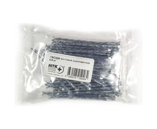 Винтовые гвозди МТК цинк пакет 0,5 кг, 3,0x40 1767030040 – изображение 2