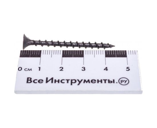 Саморез по дереву КРЕП-КОМП черный 3,5х45 500шт чд45ф – изображение 2