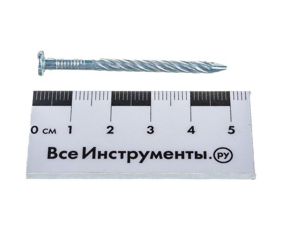 Винтовые гвозди МТК цинк пакет 0,5 кг, 3,0x50 1767030050 – изображение 2