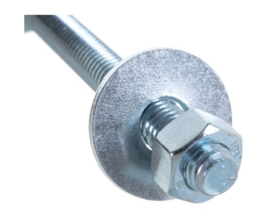 Шпилька ЕВРОПАРТНЕР DIN976, М12x120, в комплекте гайки DIN934, шайбы DIN 9021 и DIN127, 2 шт. 12 0628 3 – изображение 3