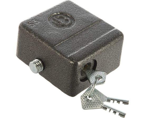 Навесной замок ЧАЗ ВС2-10 закрытый кирпич 3014 – изображение 2